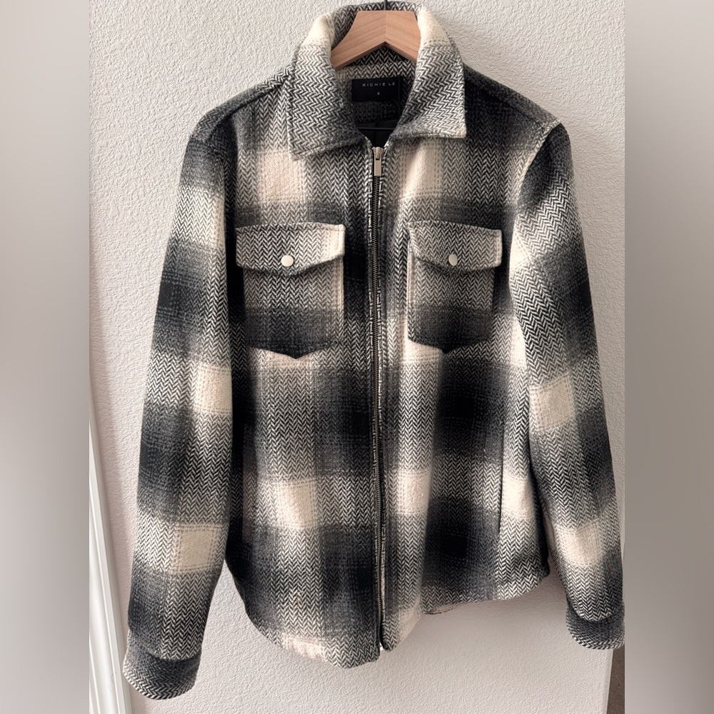 Richie Le Plaid Zip-Up Jacket (NWT)